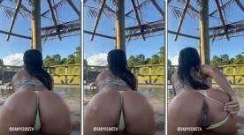 Gaby Lopez pelada chupando e dando a bucetinha em sexo explicito